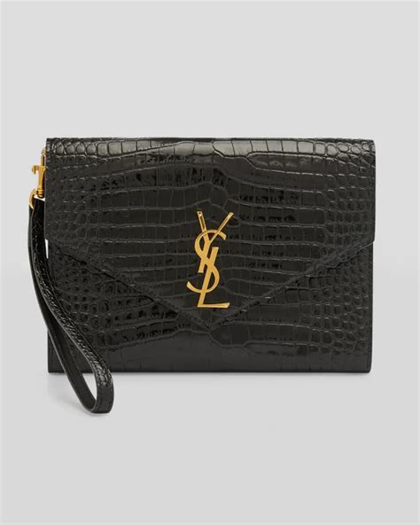 ysl envelope pouch bag|ysl crocodile envelope bag.